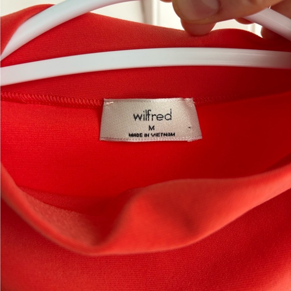 Wilfred high-neck tank, medium, orange (Aritzia) - Picture 3 of 7